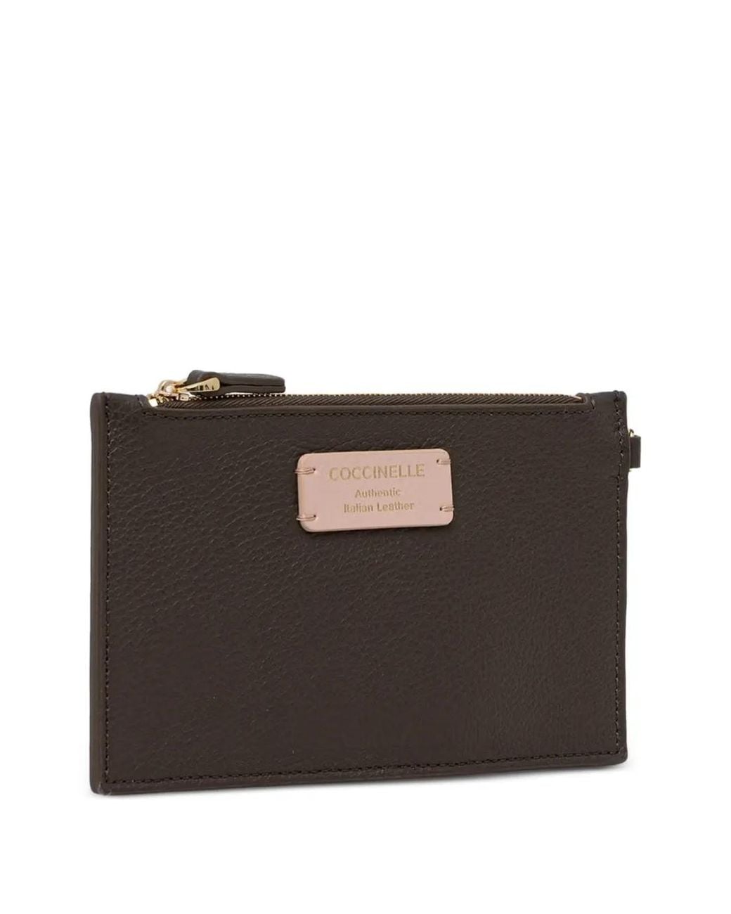 Coccinelle Black Grained Leather Tote Bag