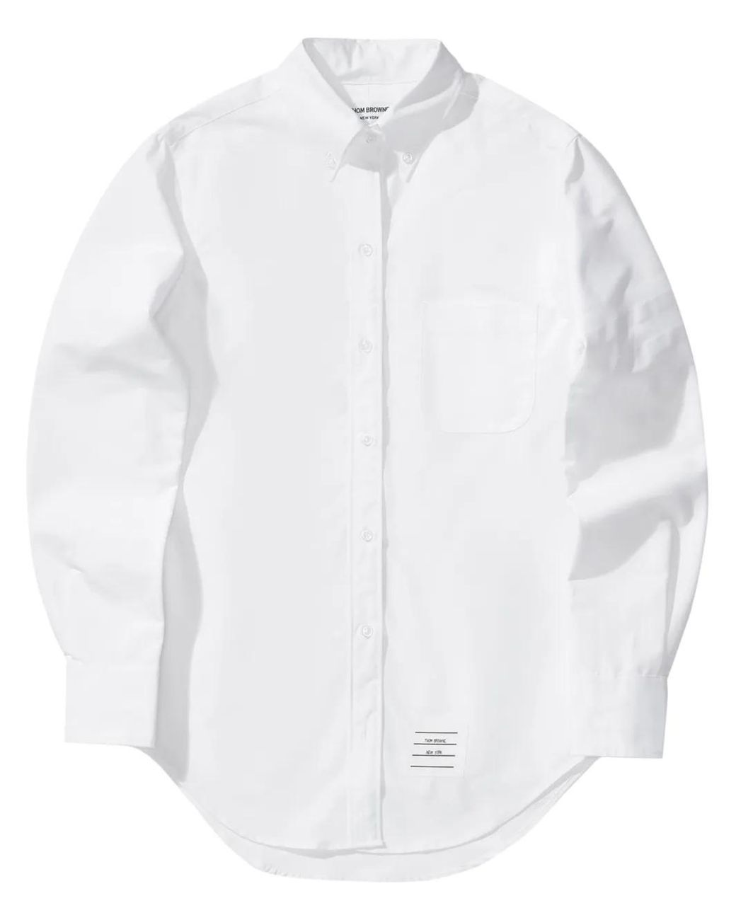 Thom Browne White Oxford Classic 4-Bar Shirt