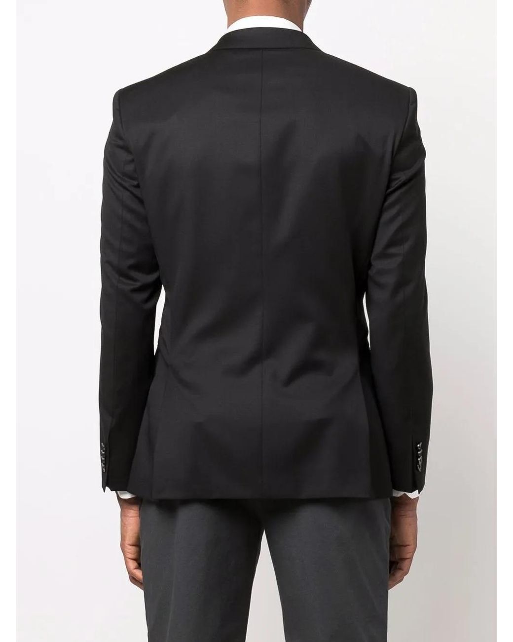 Boss Black Single-Breasted Virgin Wool Blazer for men