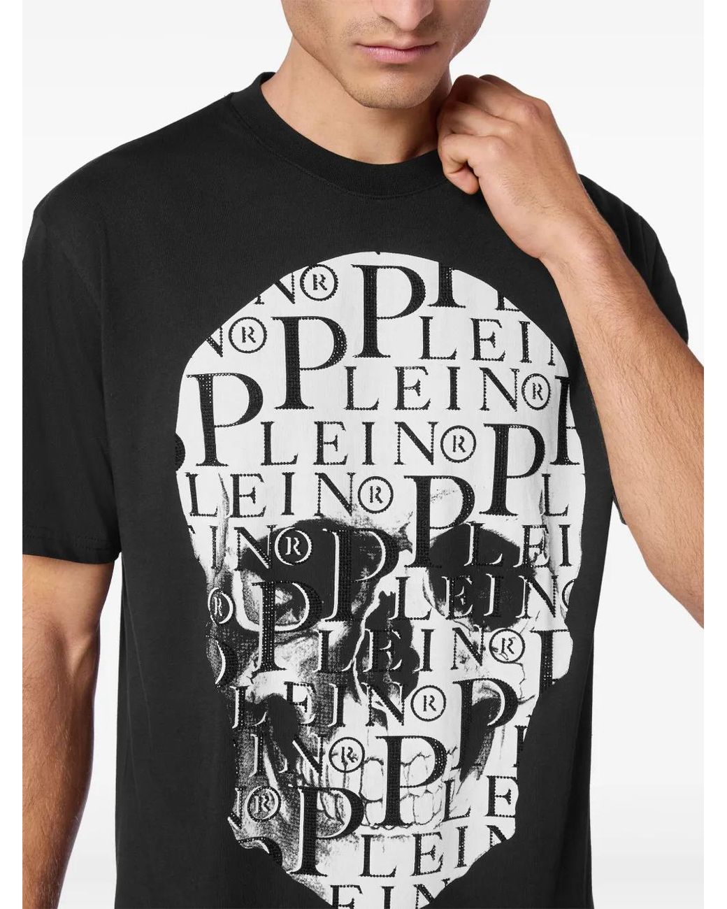 Philipp Plein Black T-shirt for men