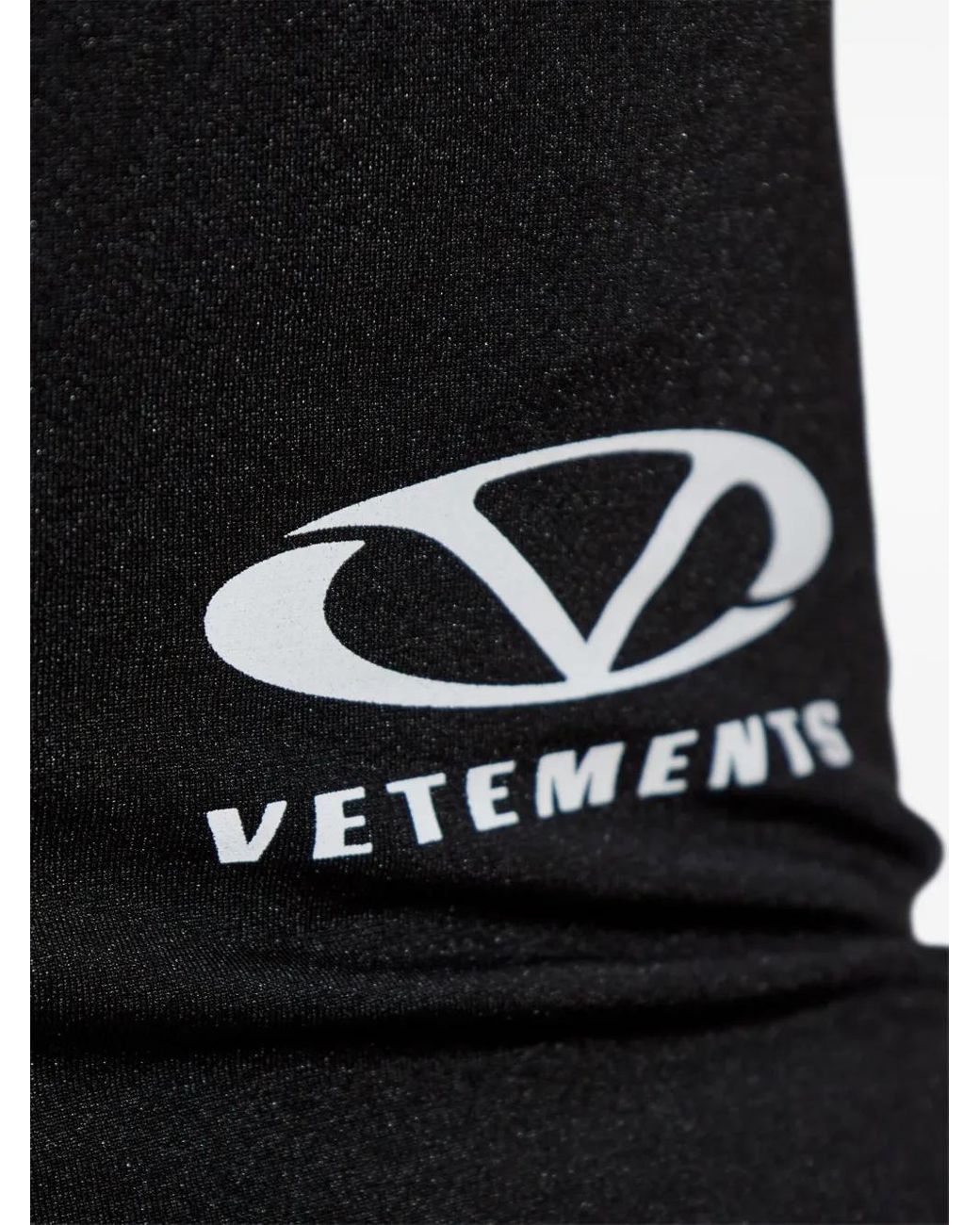 Vetements Blue Joggingshorts mit Logo-Print