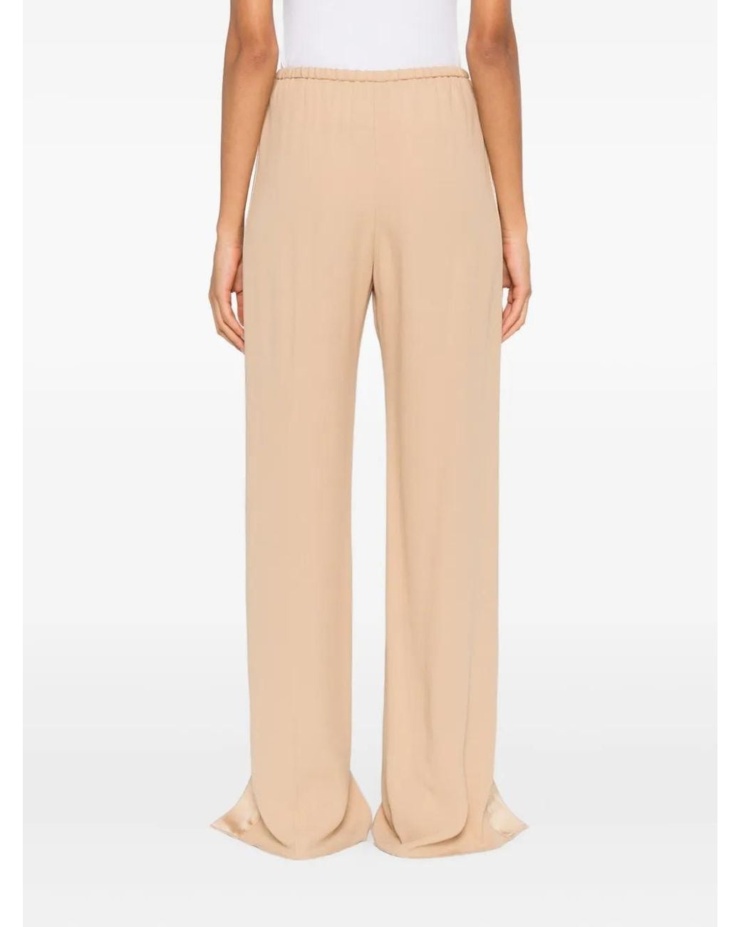 Forte_forte Natural Elasticated Waist Trousers