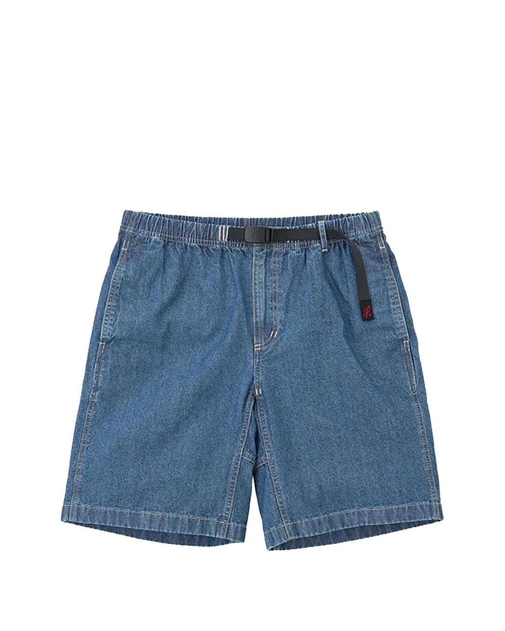 Gramicci Blue Japanese Chambray Shorts for men
