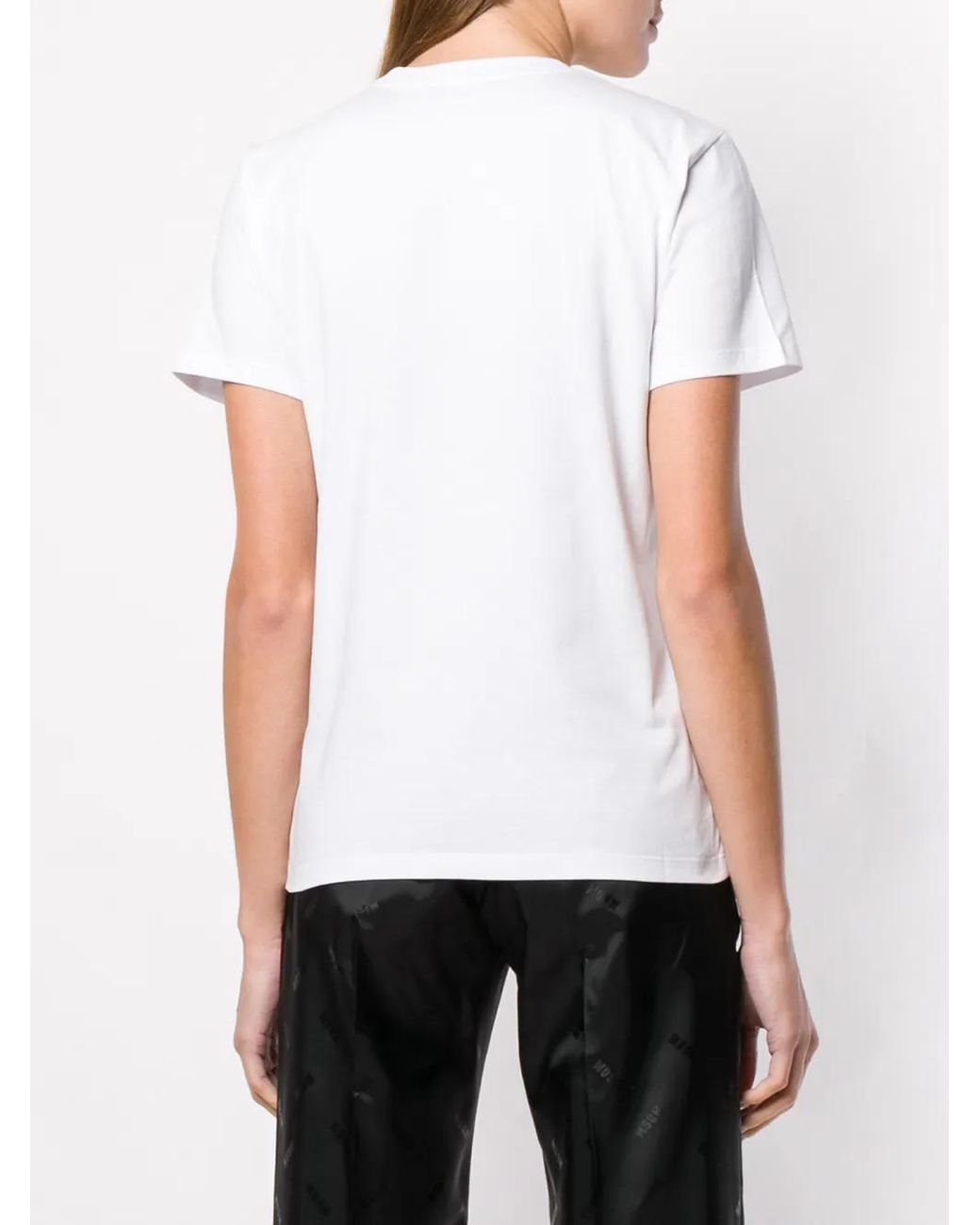 MSGM White Logo T-Shirt