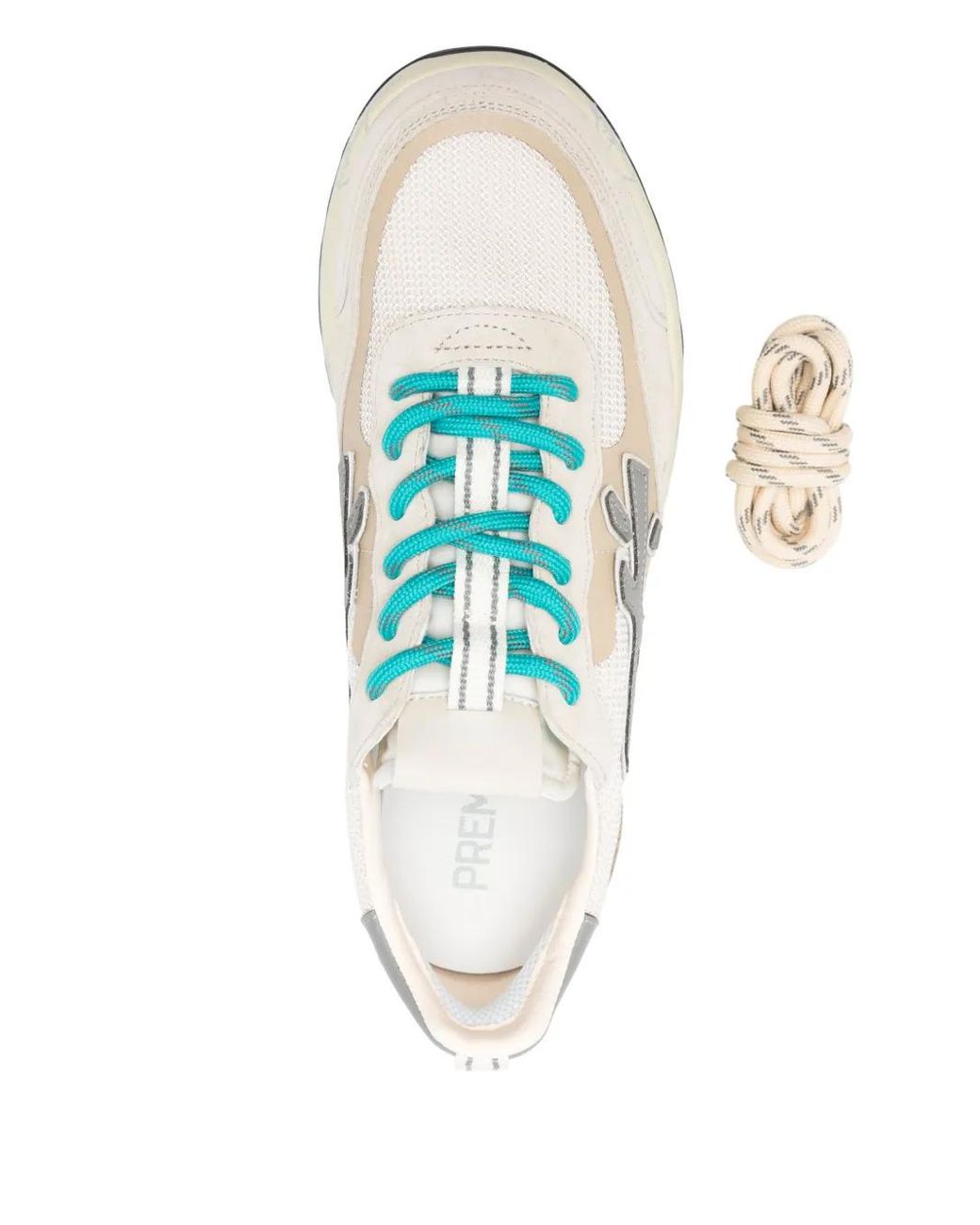 Premiata White Nous Sneakers for men