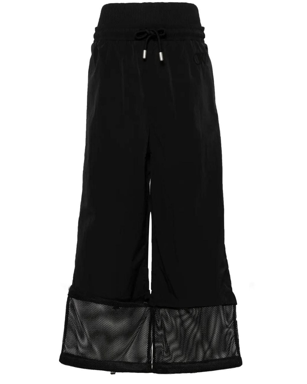 Off-White c/o Virgil Abloh Black Crispy Wide Mesh Trousers For
