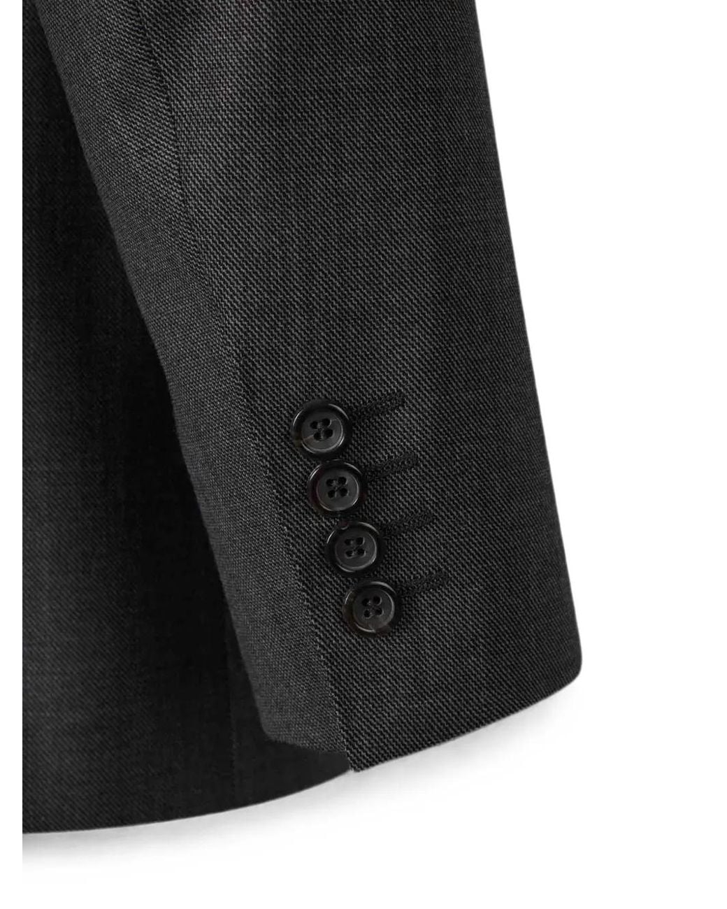Canali Black Single-Breasted Suit for men