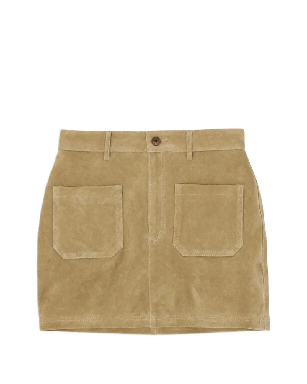 Fortela Natural Jenny Suede Mini Skirt