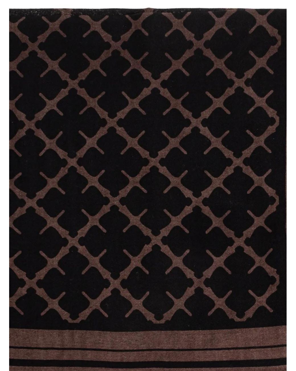By Malene Birger Black Cornelis Patterned Scarf