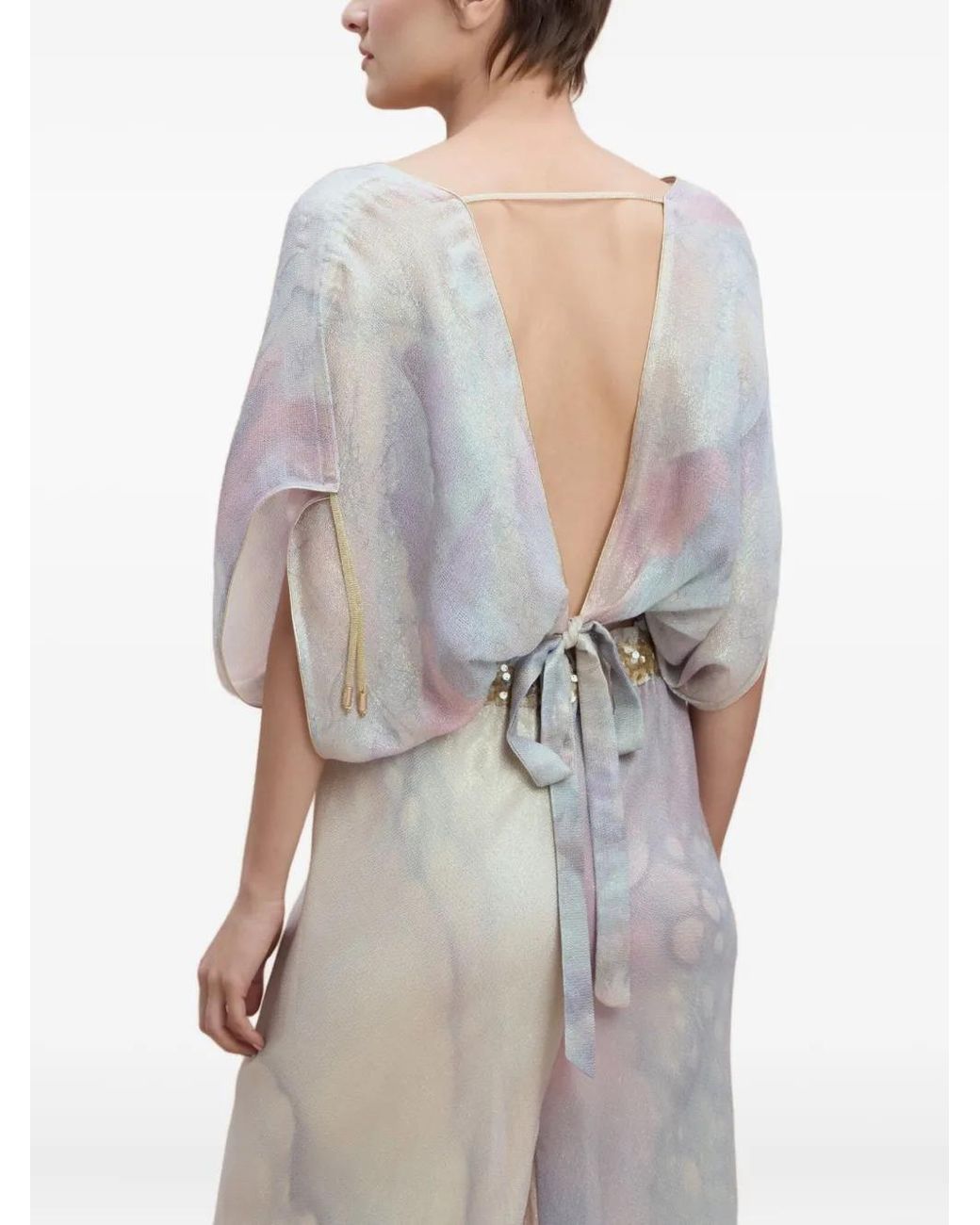 SANA OSMANI White Sia Tie-Detail Set