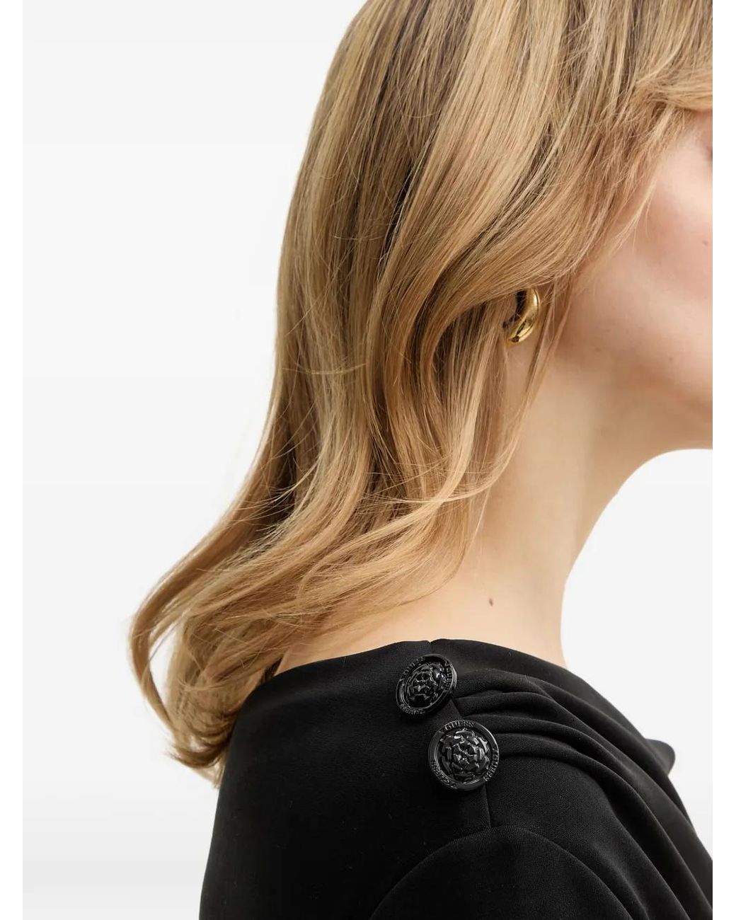 Guess Black One-Shoulder Mini Dress