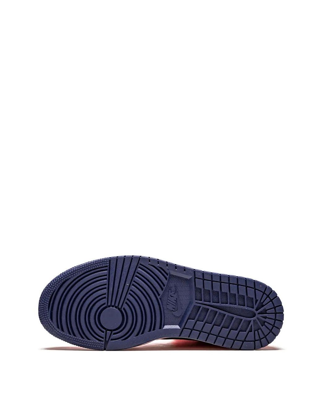 Nike Red Air 1 Mid "Turf" Sneakers