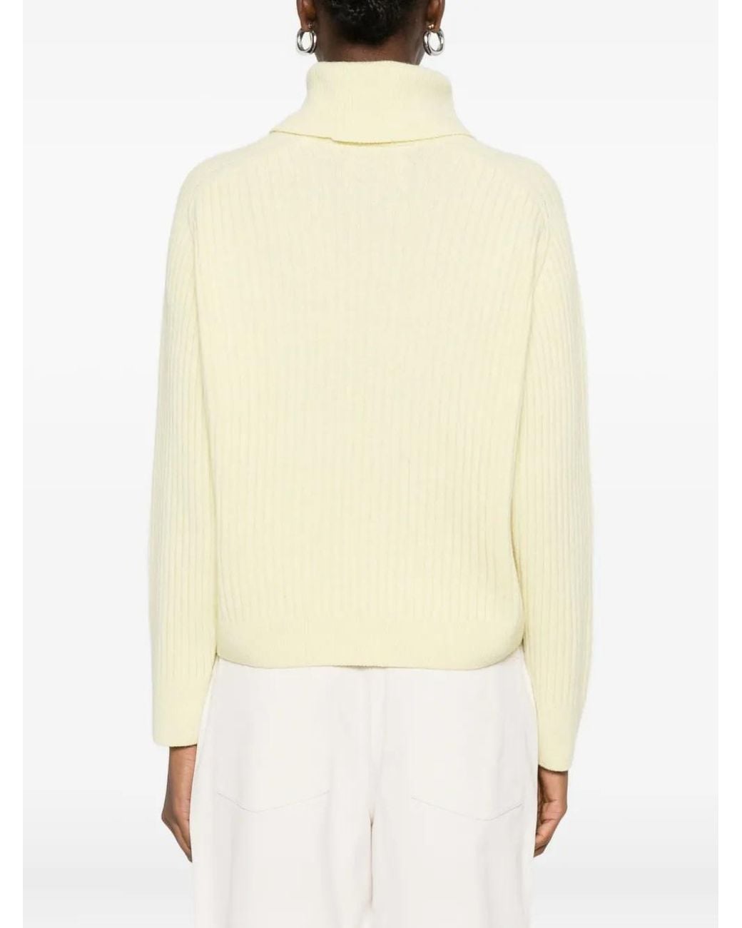 Marc O' Polo Natural Ribbed Turtleneck Sweater