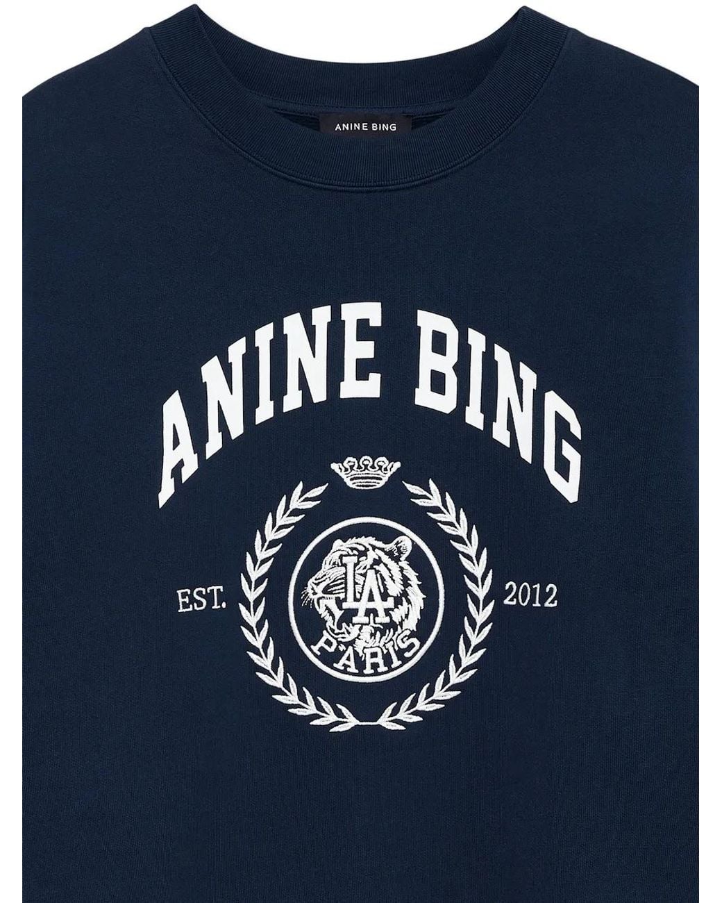 Anine Bing Blue Sweatshirt