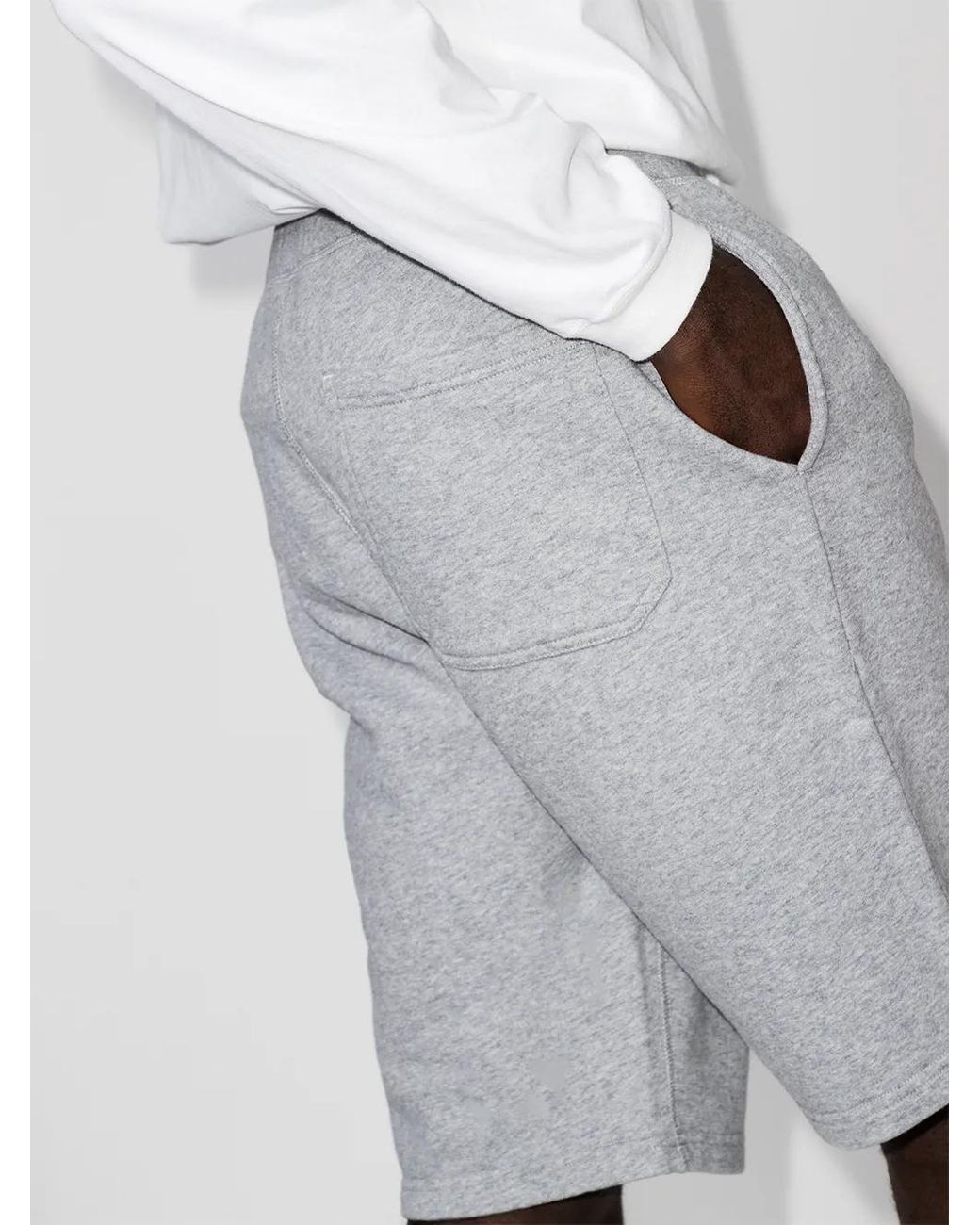 Bermuda À Taille Élastique Sunspel pour homme en coloris Gray