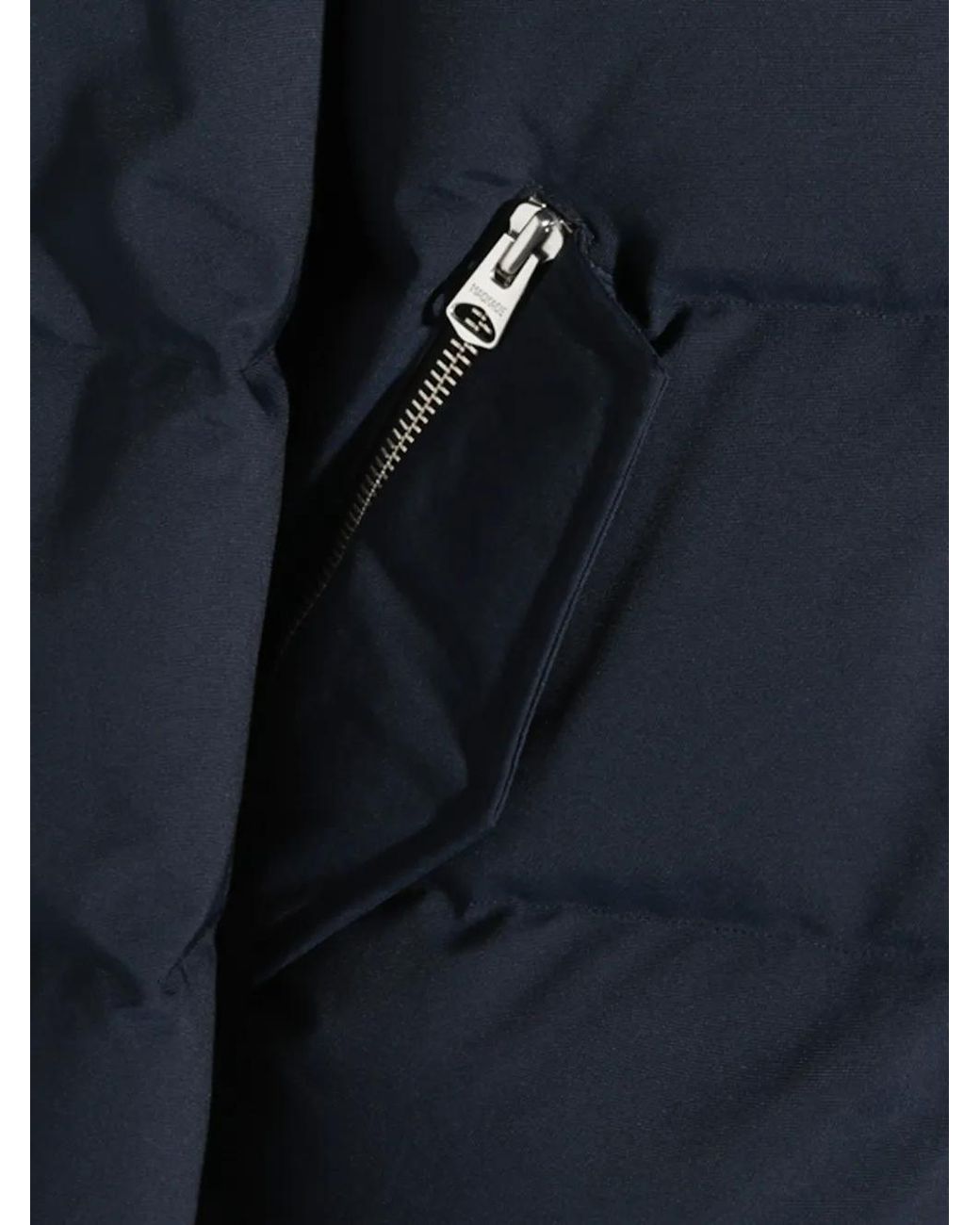 Mackage Blue Padded Hooded Coat for men