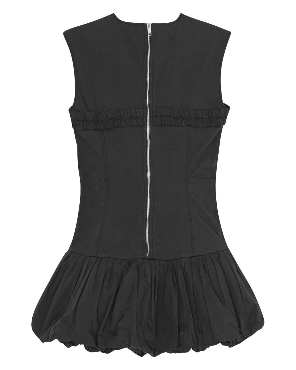 Ganni Black Short Dresses