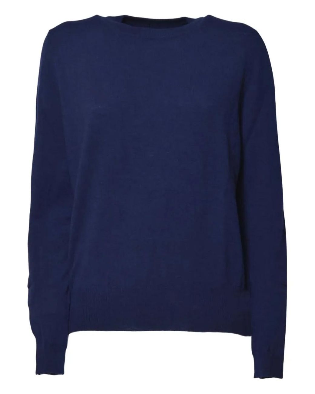SOLOTRE Blue Crew-Neck Jumper