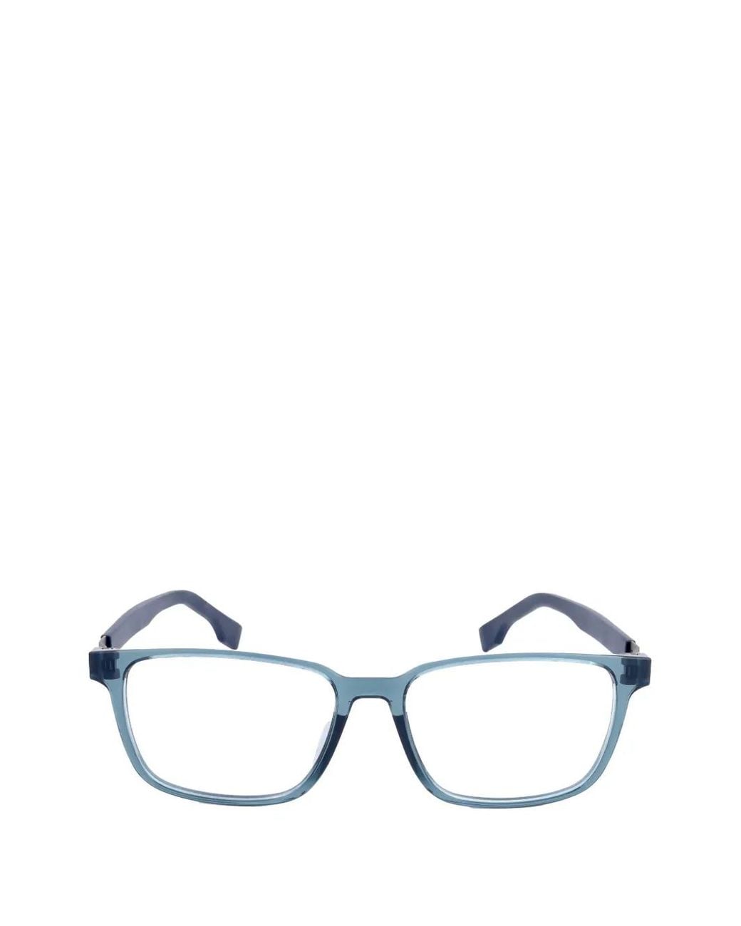 Boss Brille Mit Eckigem Gestell in Blue für Herren