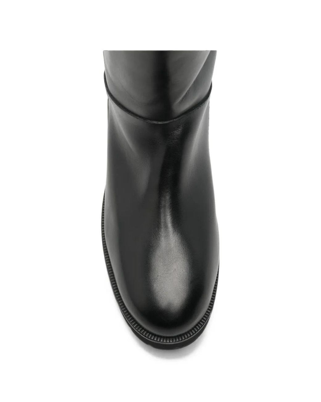 Dear Frances Black Lock Leather Boots