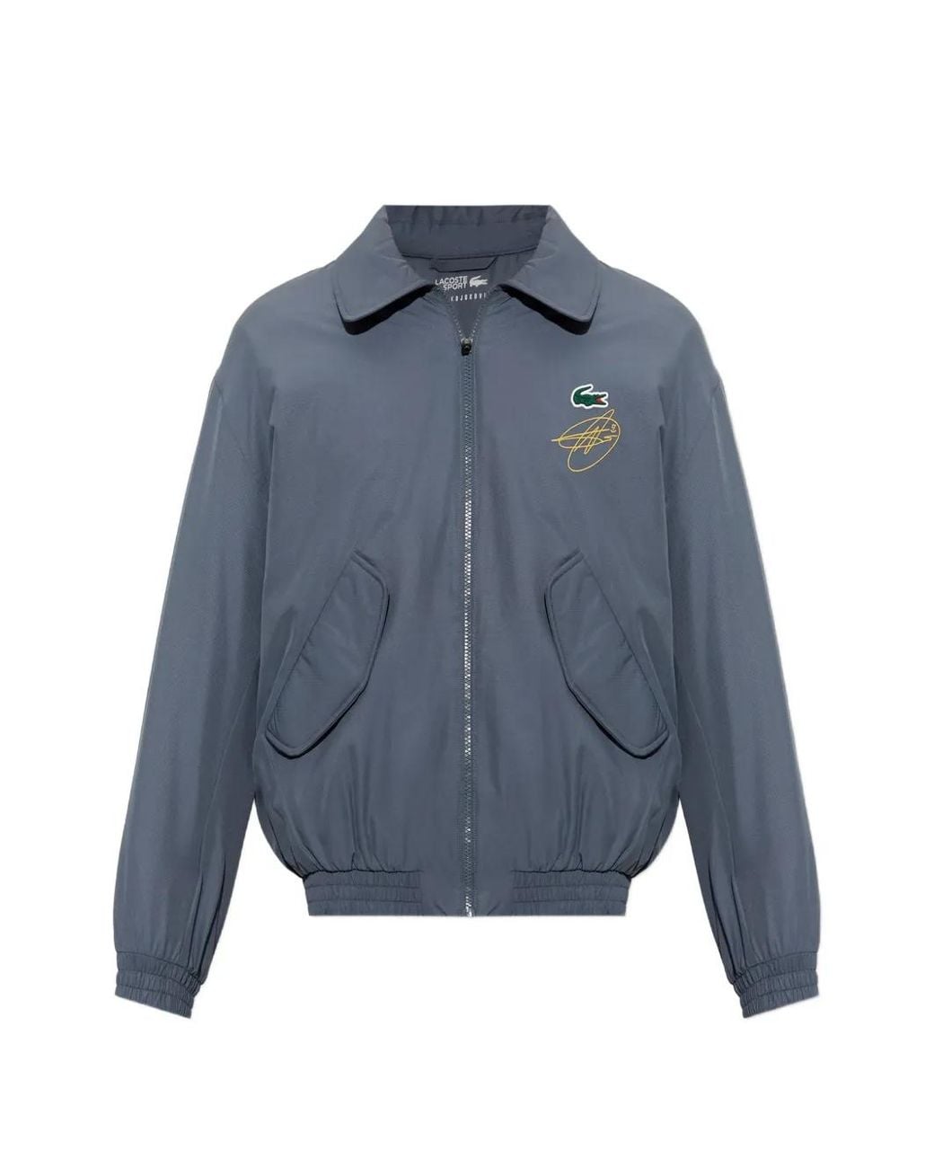 Lacoste Blue X Novak Djokovic Tennis Jacket for men