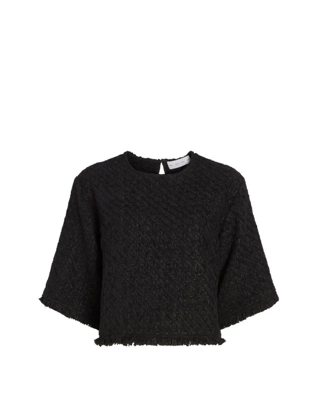 Proenza Schouler Black Maura Top