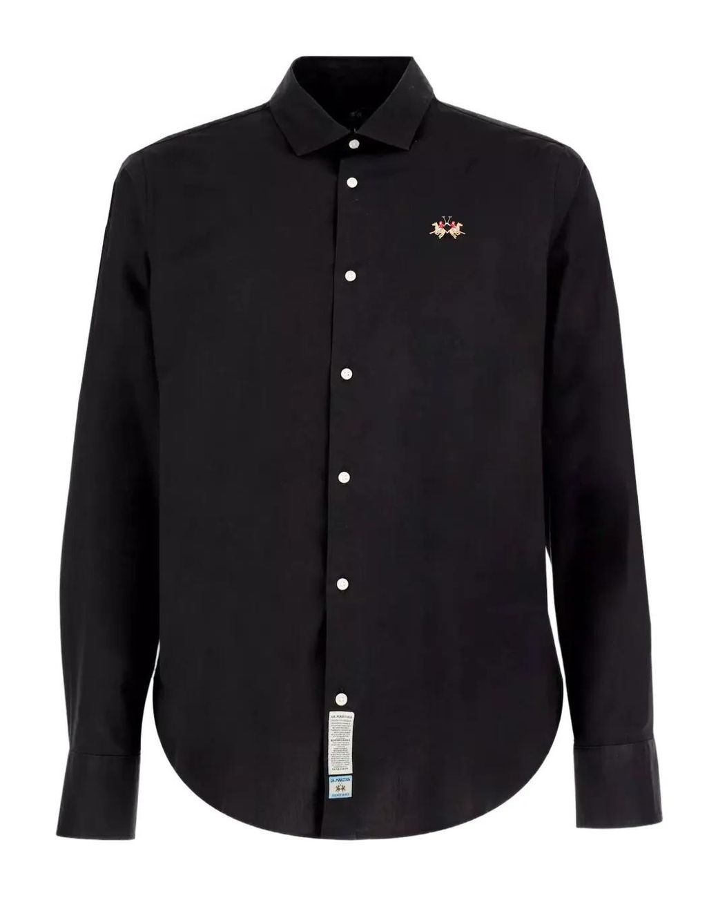 La Martina Blue Garrick Buttoned Shirt for men
