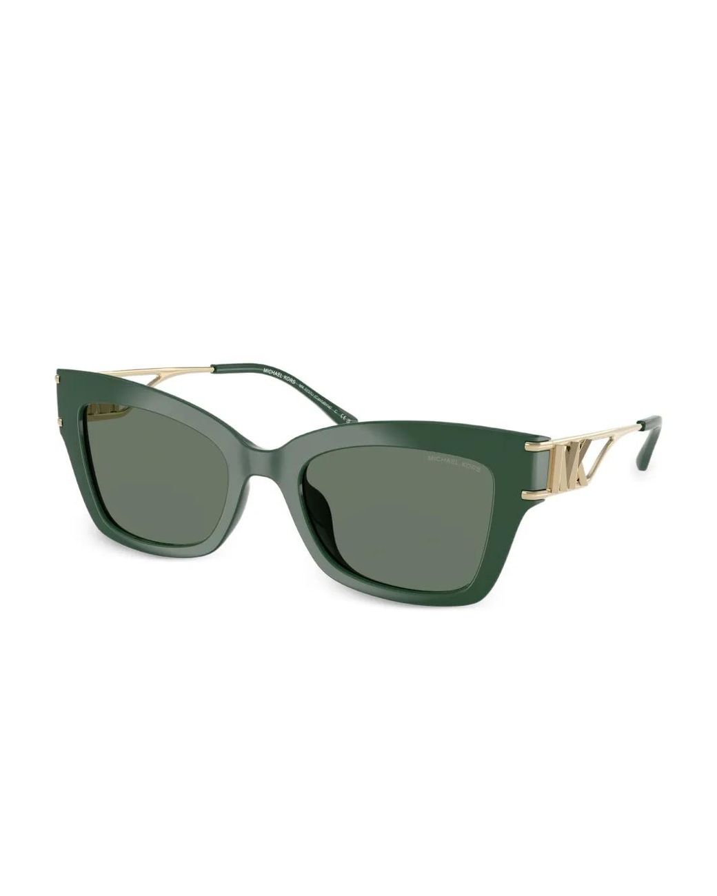 Michael Kors Green Logo-Plaque Sunglasses