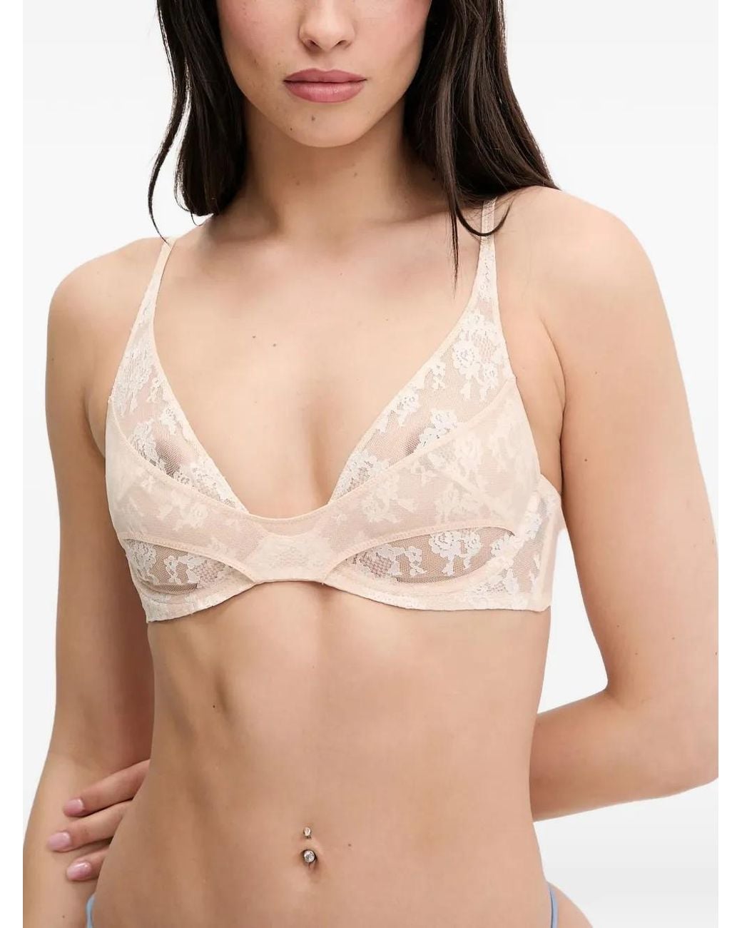 Zhilyova Natural Soutien-Gorge En Dentelle