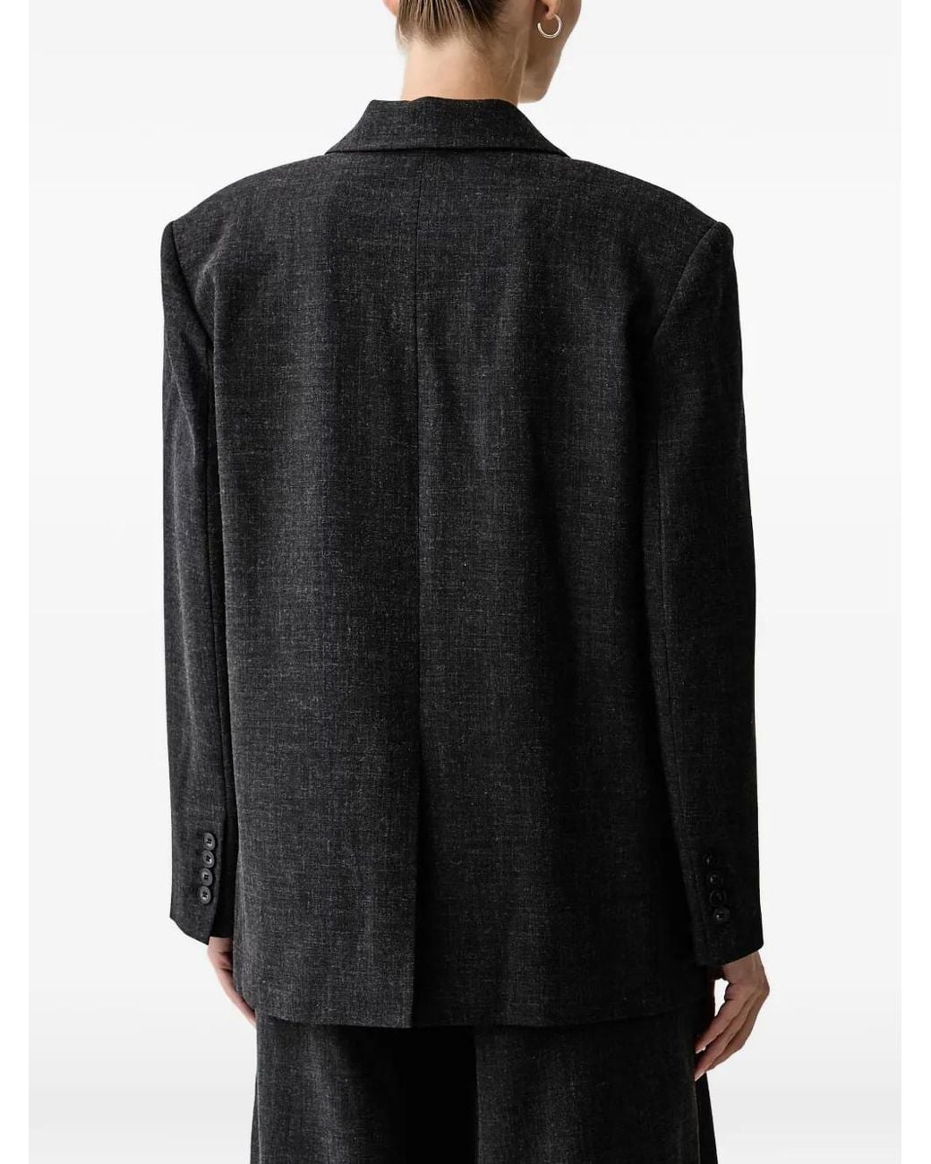 ELEH Black Marella Single-Breasted Blazer