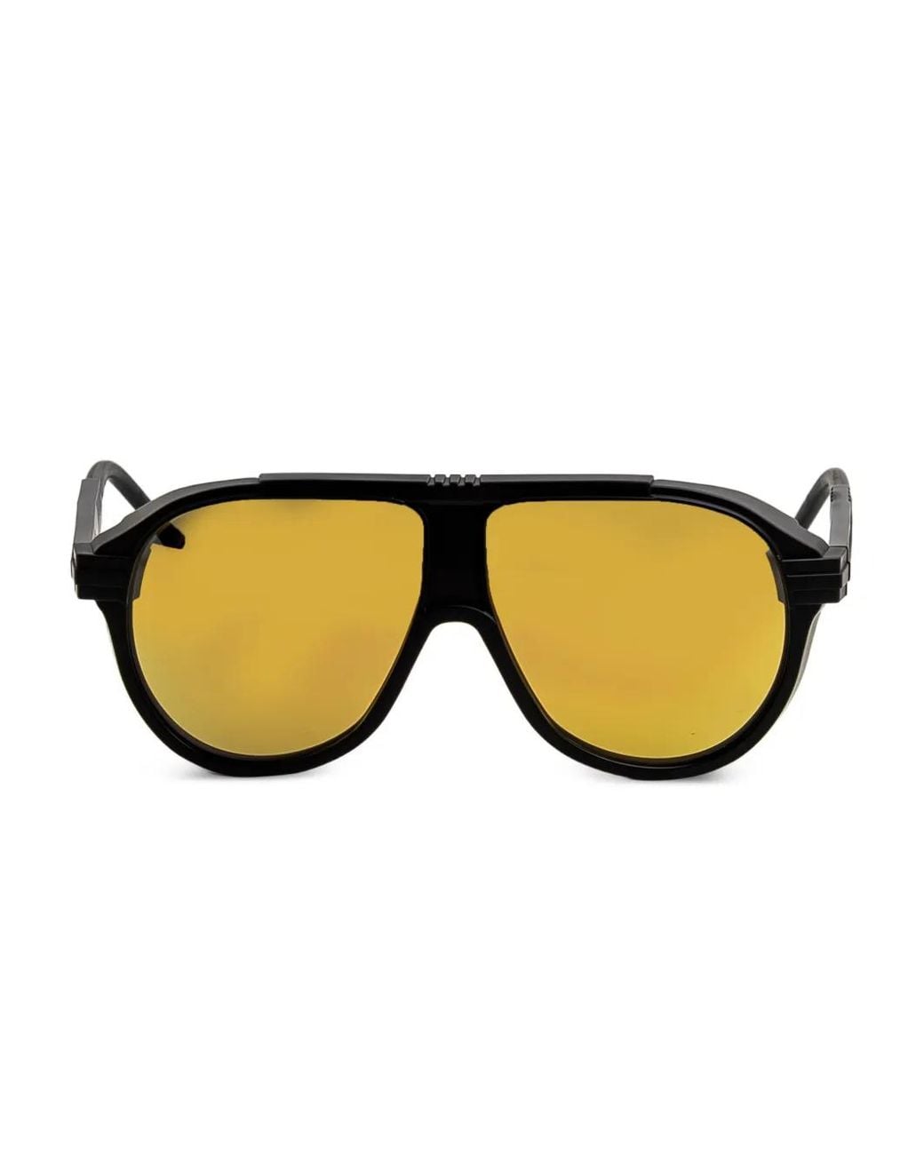 Thom Browne Yellow Round-Frame Sunglasses