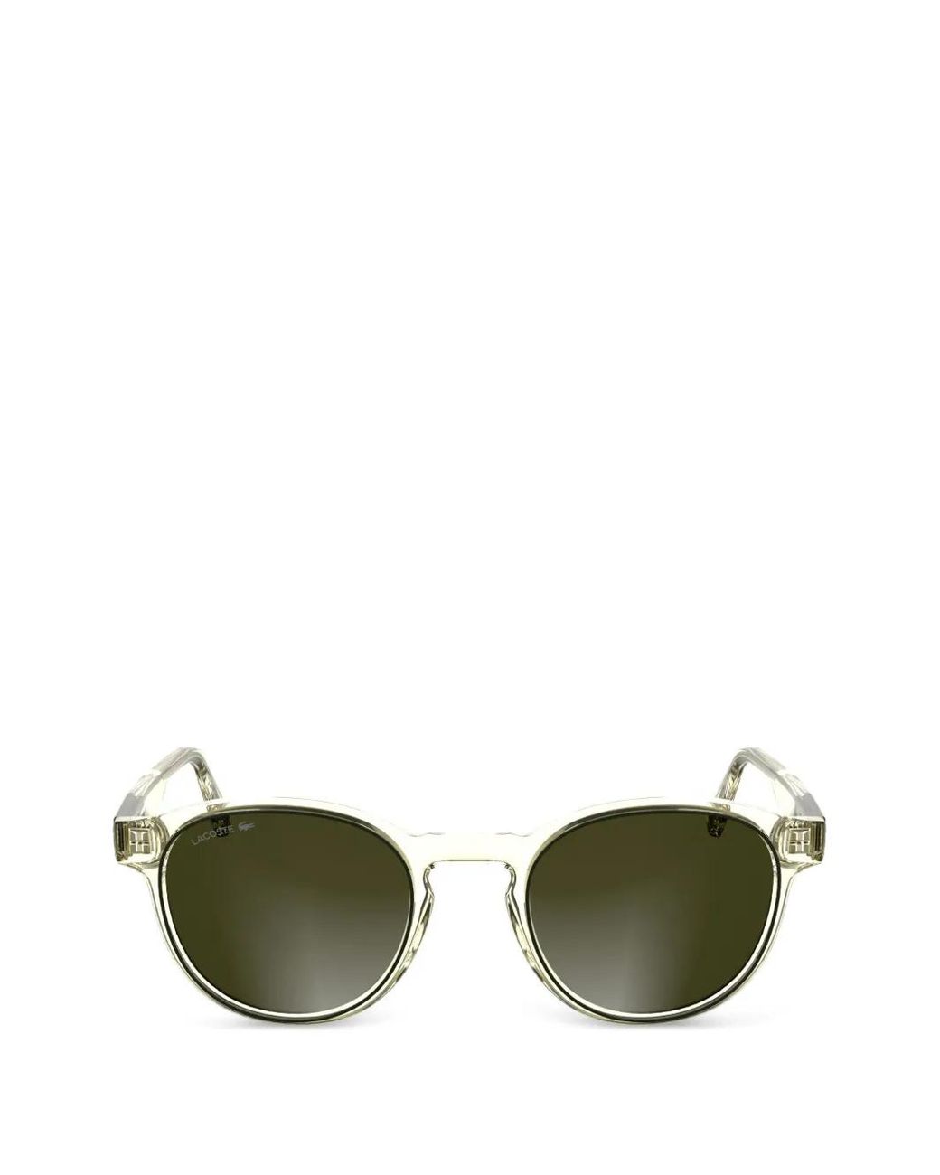 Lacoste Green Pantos-Frame Sunglasses for men