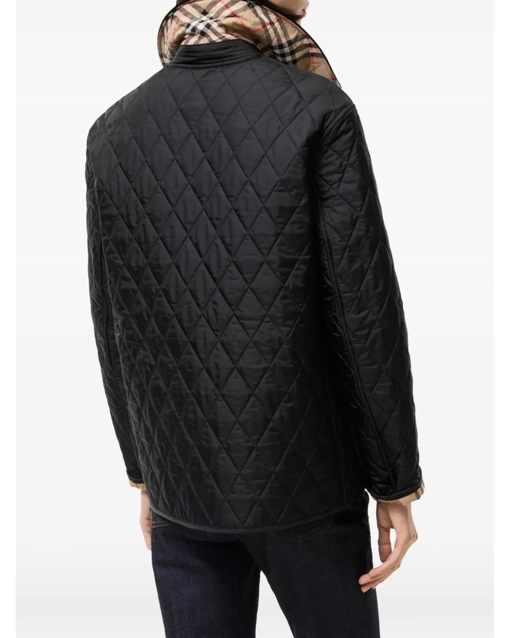 Burberry Black Quilted Nylon Dranefeld Barn Jacket