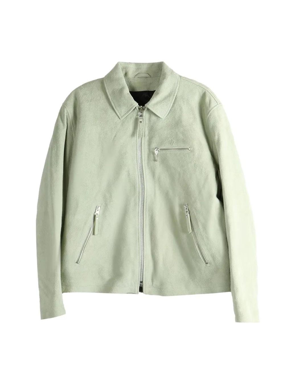 Stussy Green Bing Suede Jacket
