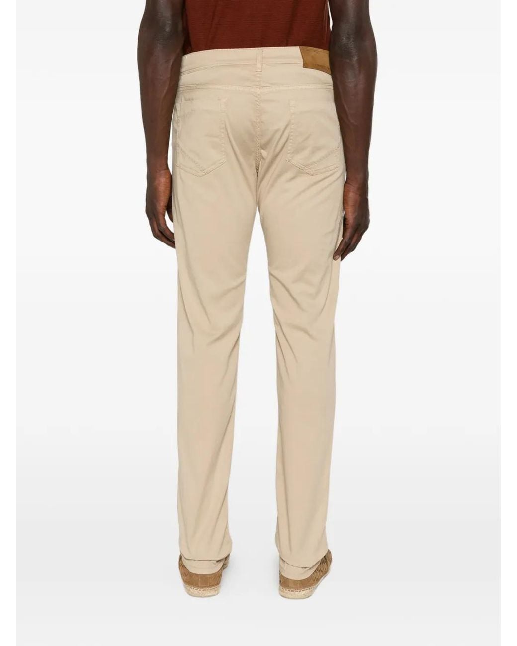 Incotex Natural Five-Pocket Slim-Fit Trousers for men