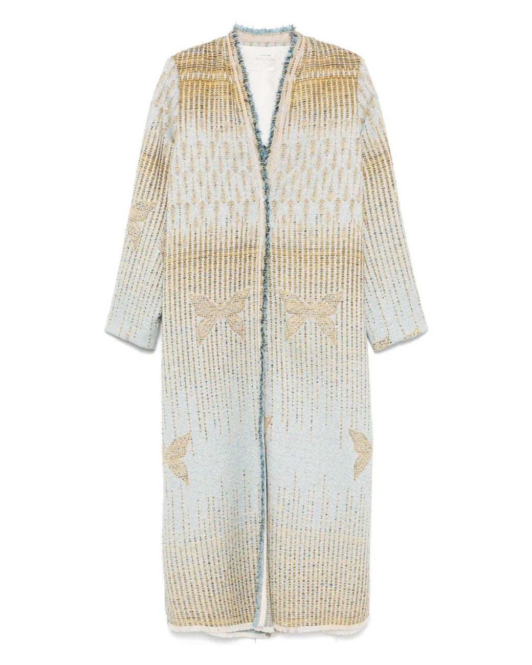 Forte_forte White Jacquard Libelle Coat (Final Sale)