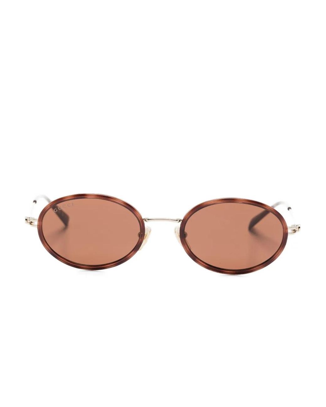 Gucci Pink Oval-Frame Sunglasses