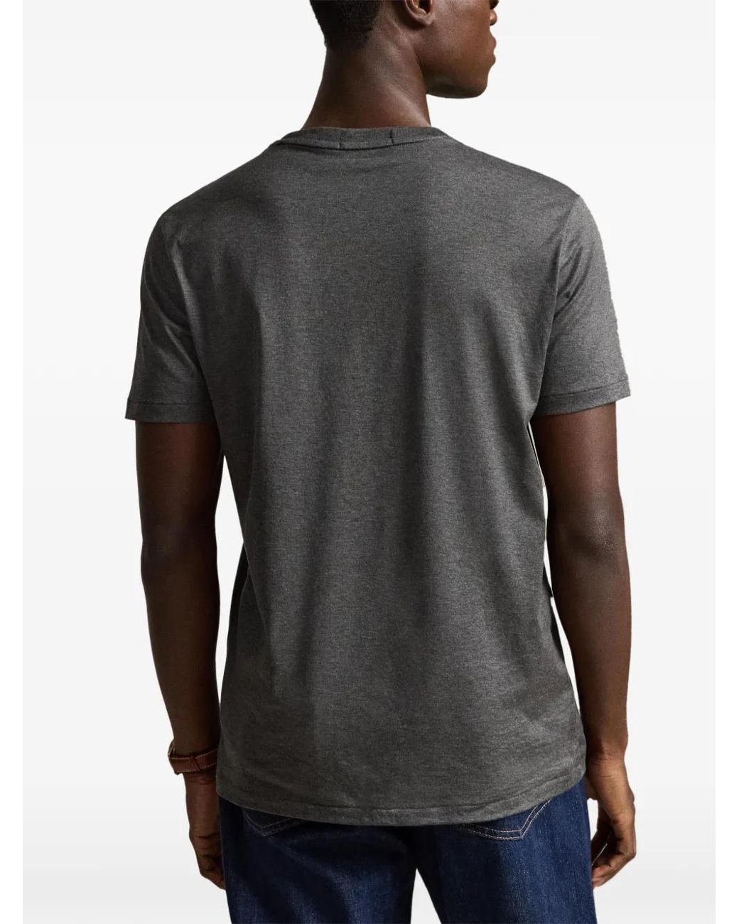 Polo Ralph Lauren Gray T-Shirt À Col Rond for men