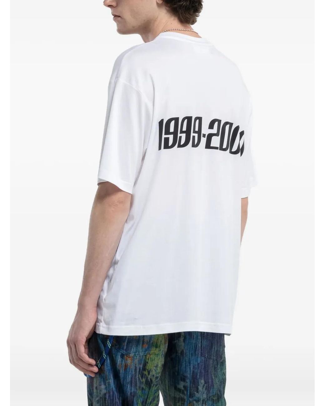 Song For The Mute White Logo-Print T-Shirt for men