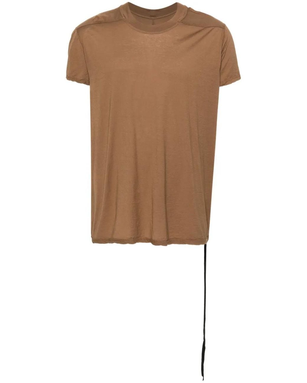 Rick Owens Brown Small Level Organic-Cotton T-Shirt for men