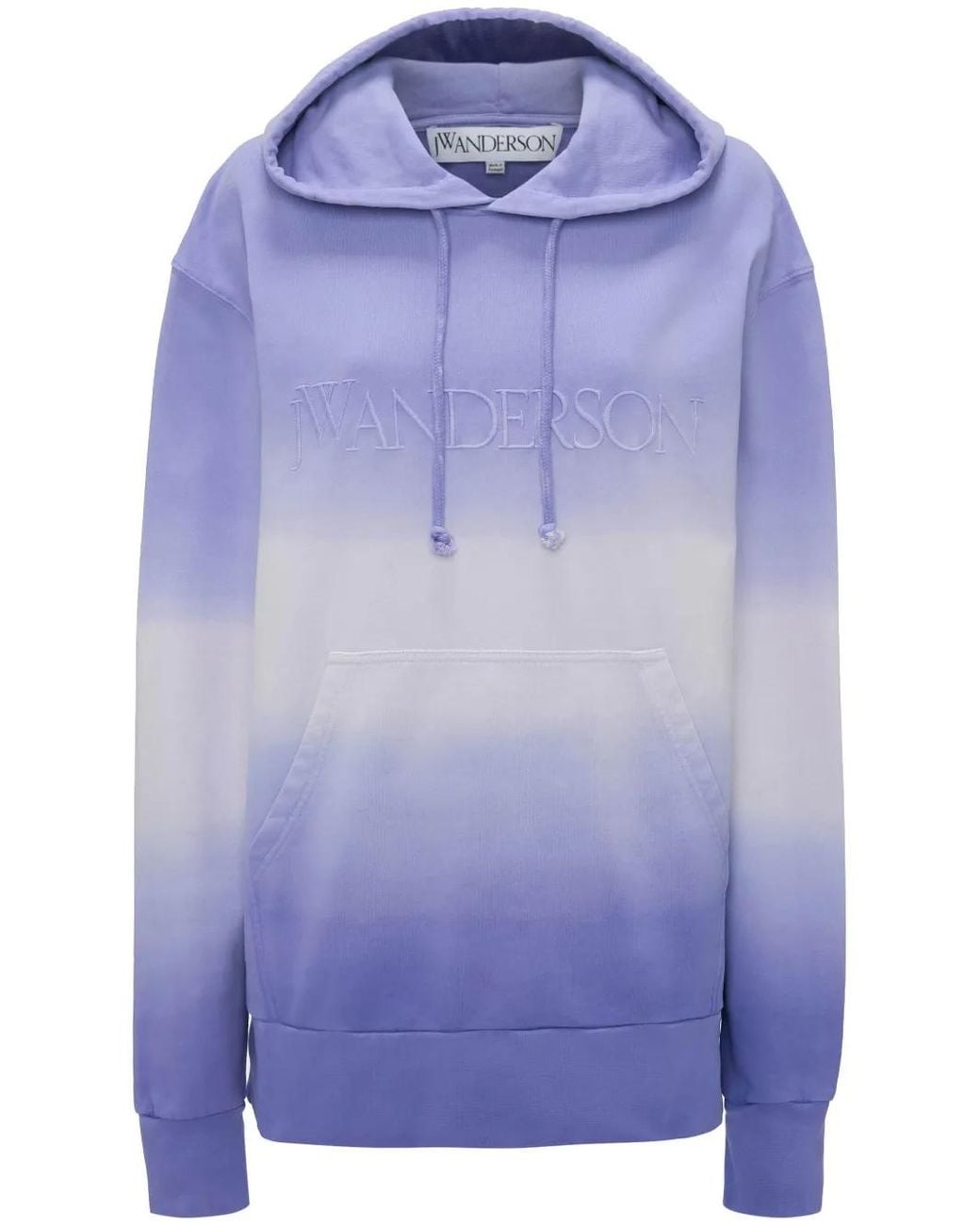 J.W. Anderson Blue Logo-Embroidered Gradient Hoodie