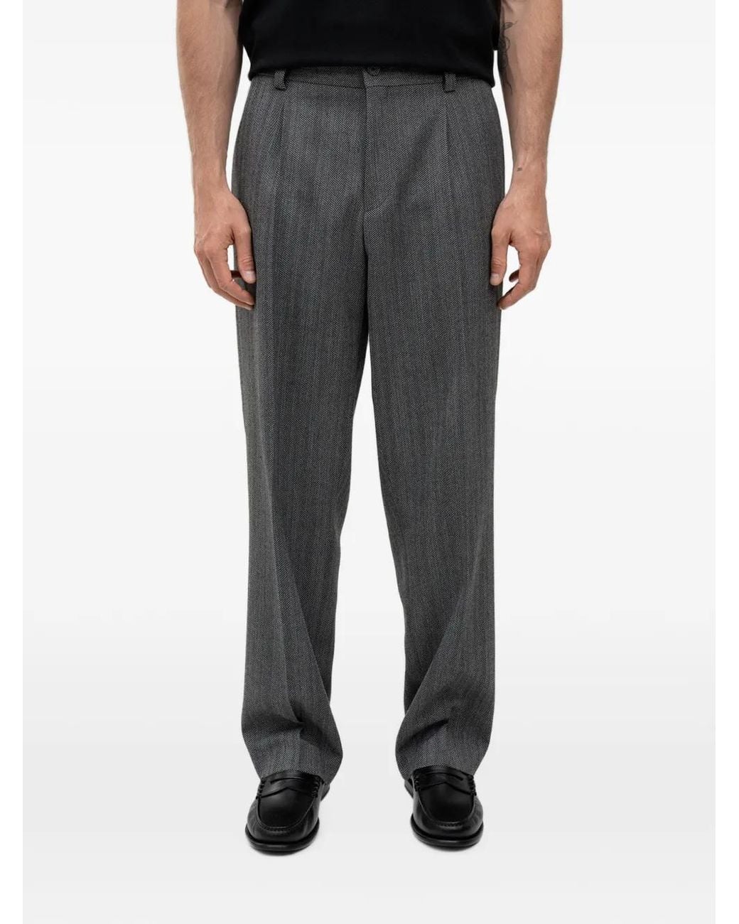 HUGO Black Modern-Fit Pants for men