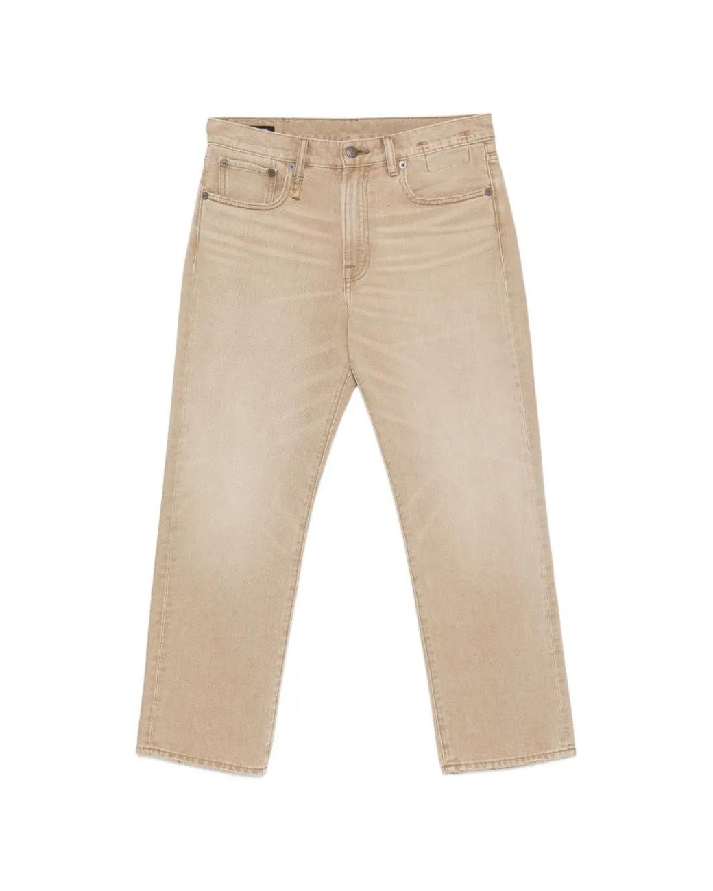 R13 Natural Belt-Loops Jeans