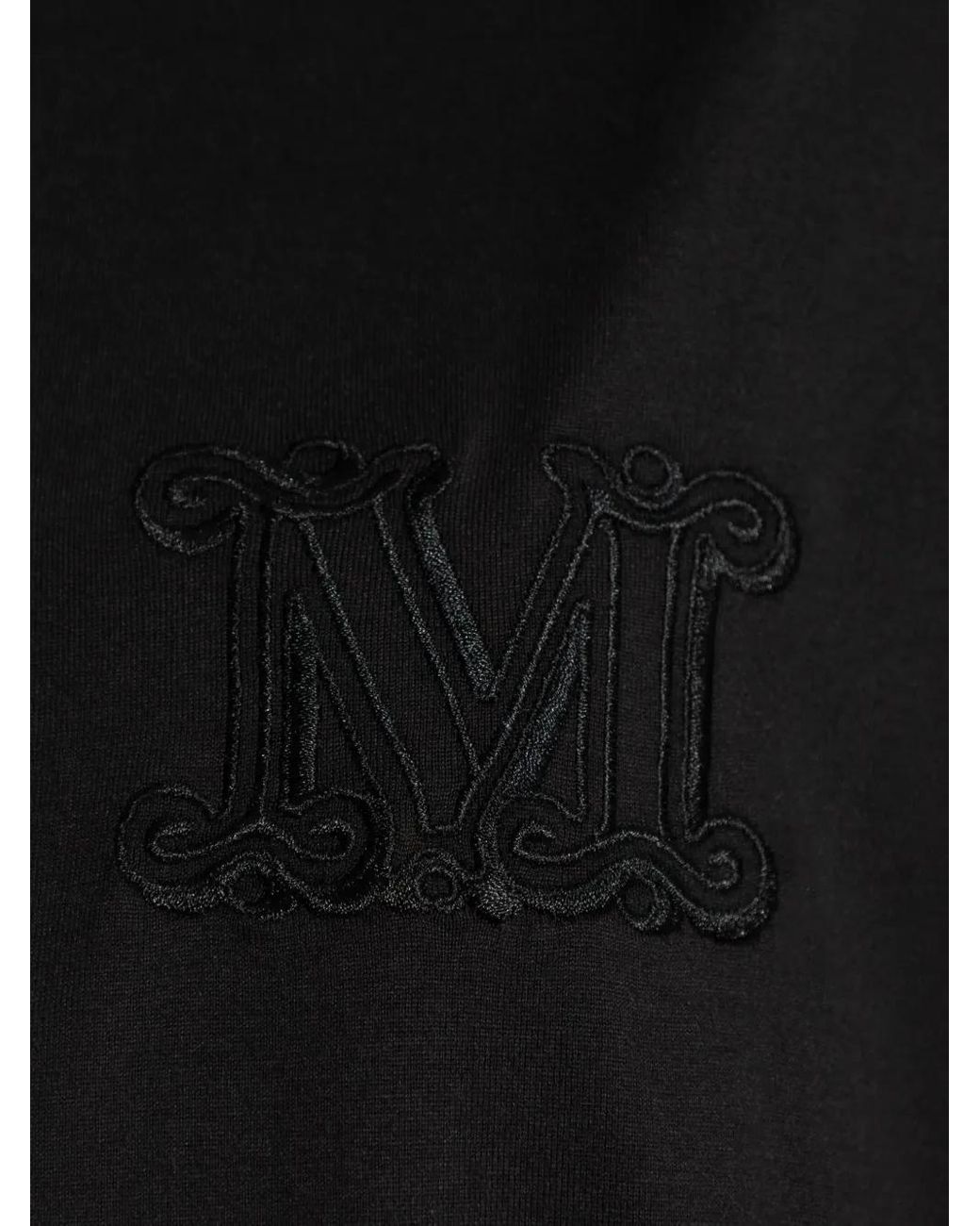 Max Mara Black T-Shirts And Polos