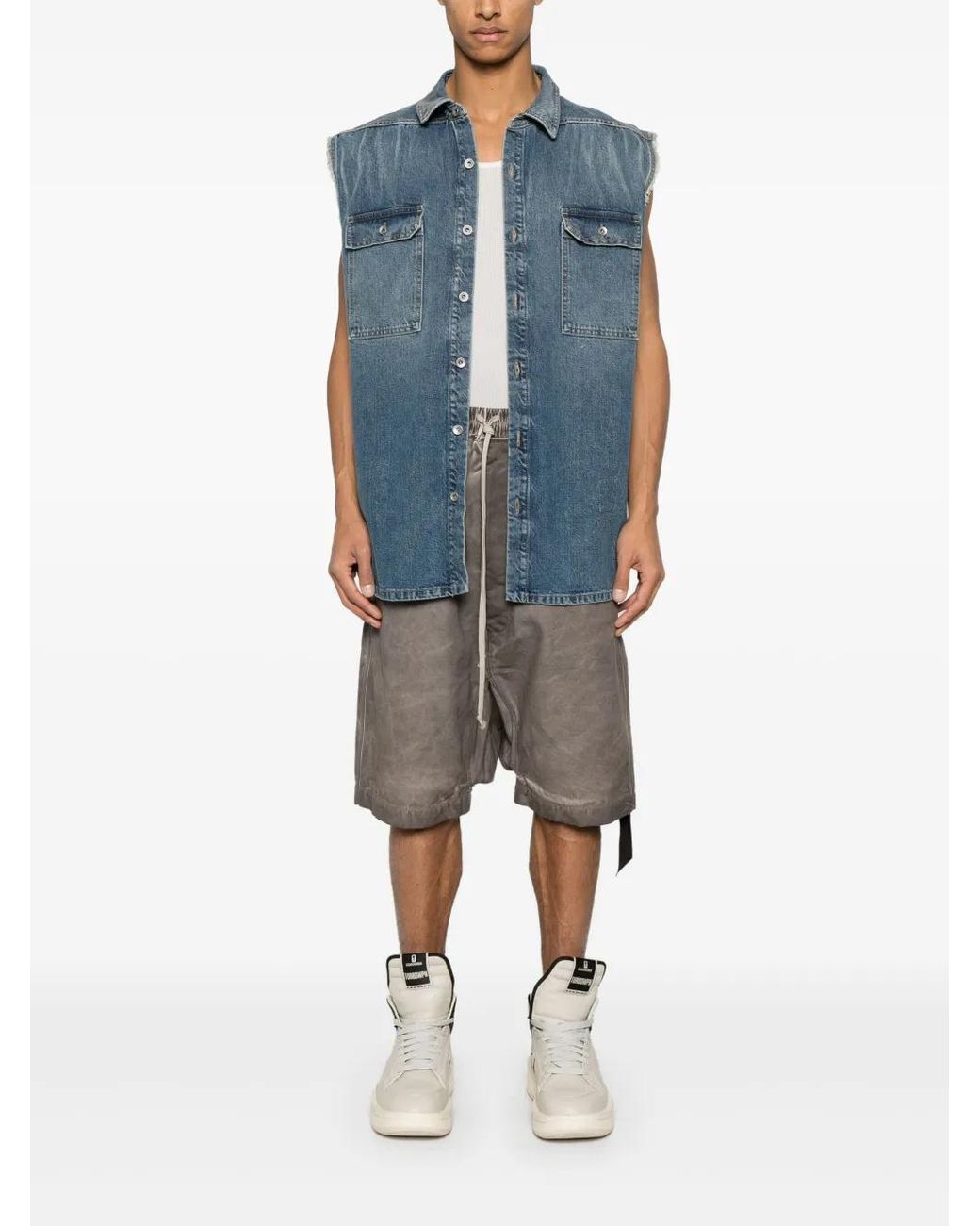 Rick Owens Blue Jackets for men