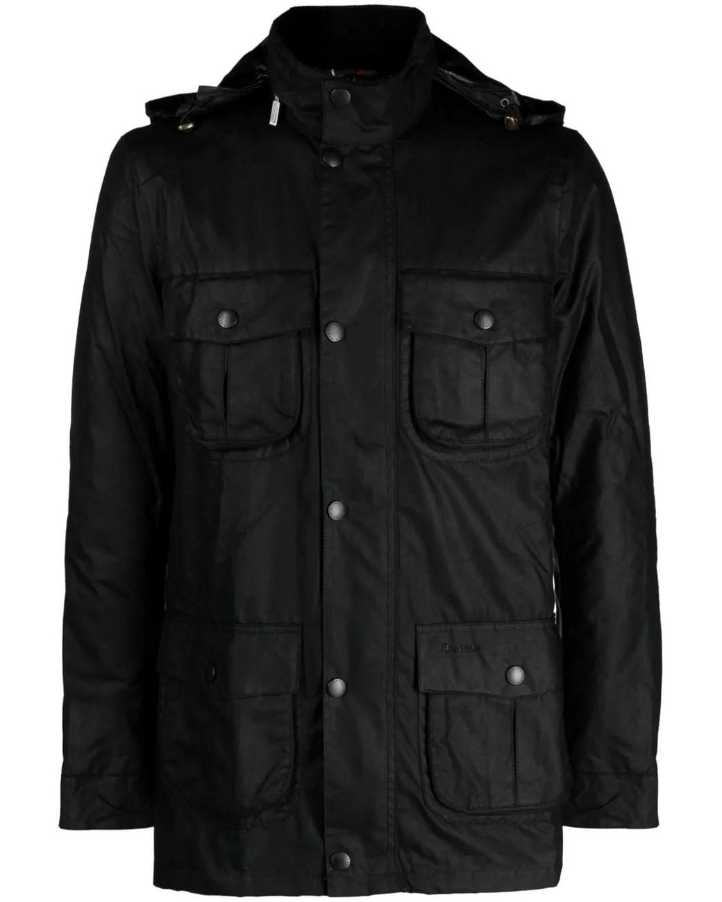 Barbour Black Corbridge Waxed Jacket for men