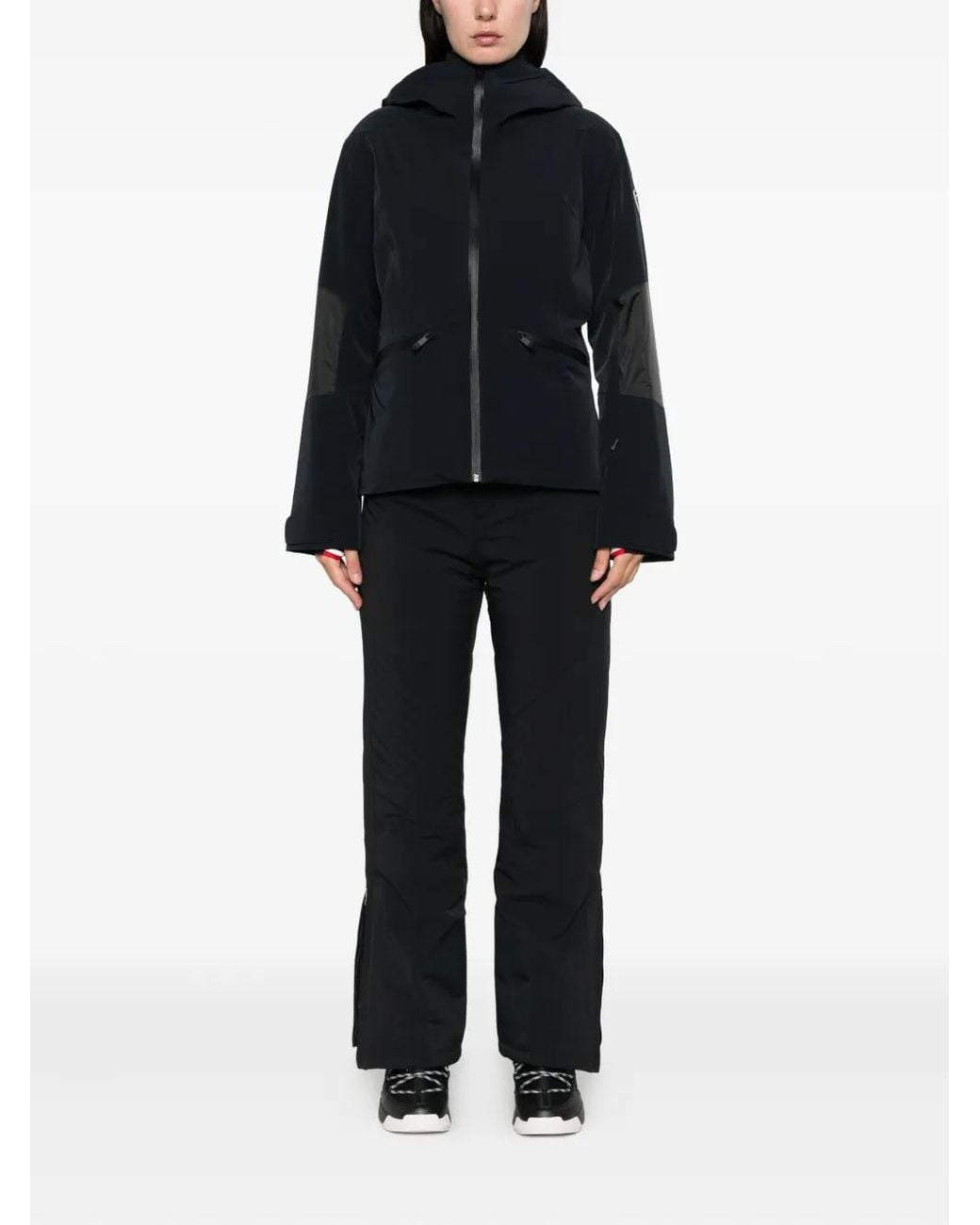 Rossignol Black Ciastel Hooded Panel Jacket