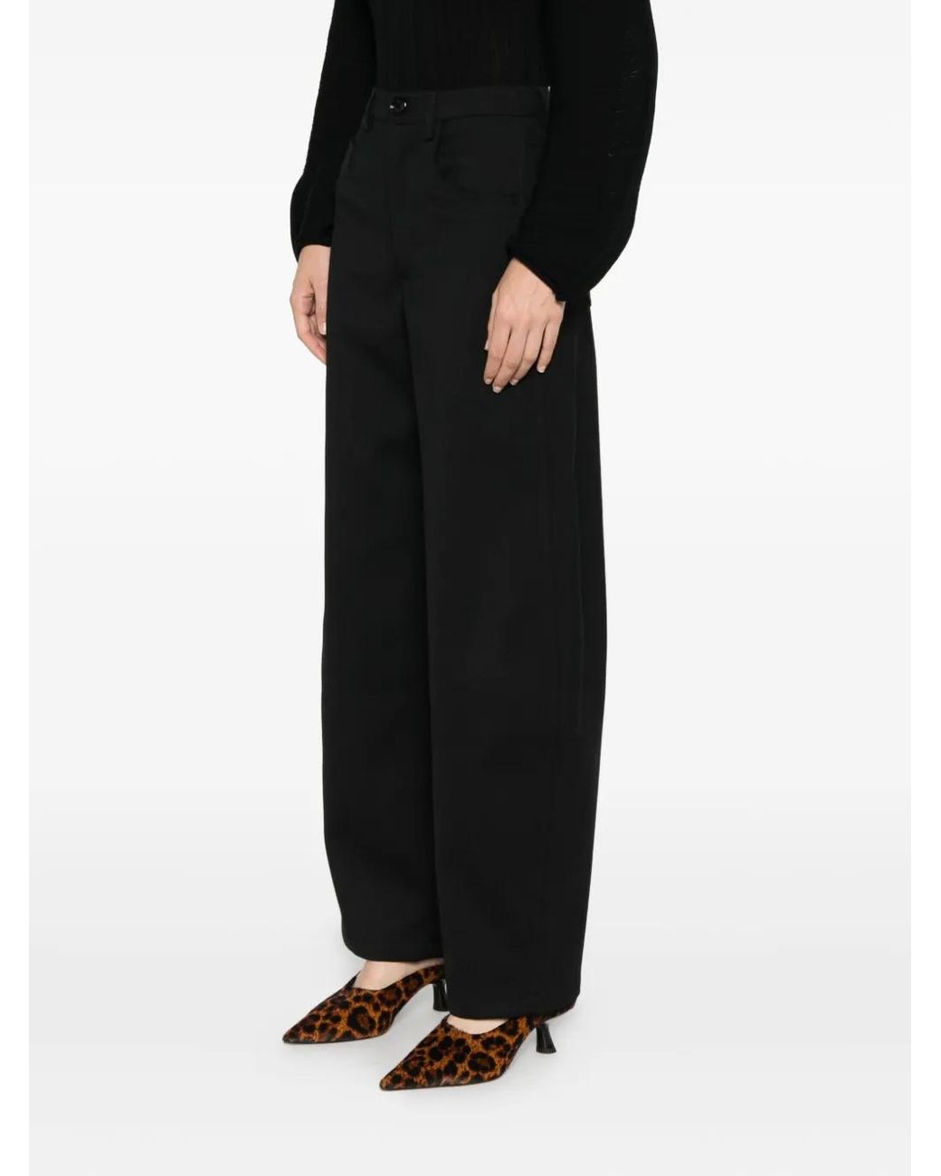 Séfr Black Viola Five-Pocket Trousers