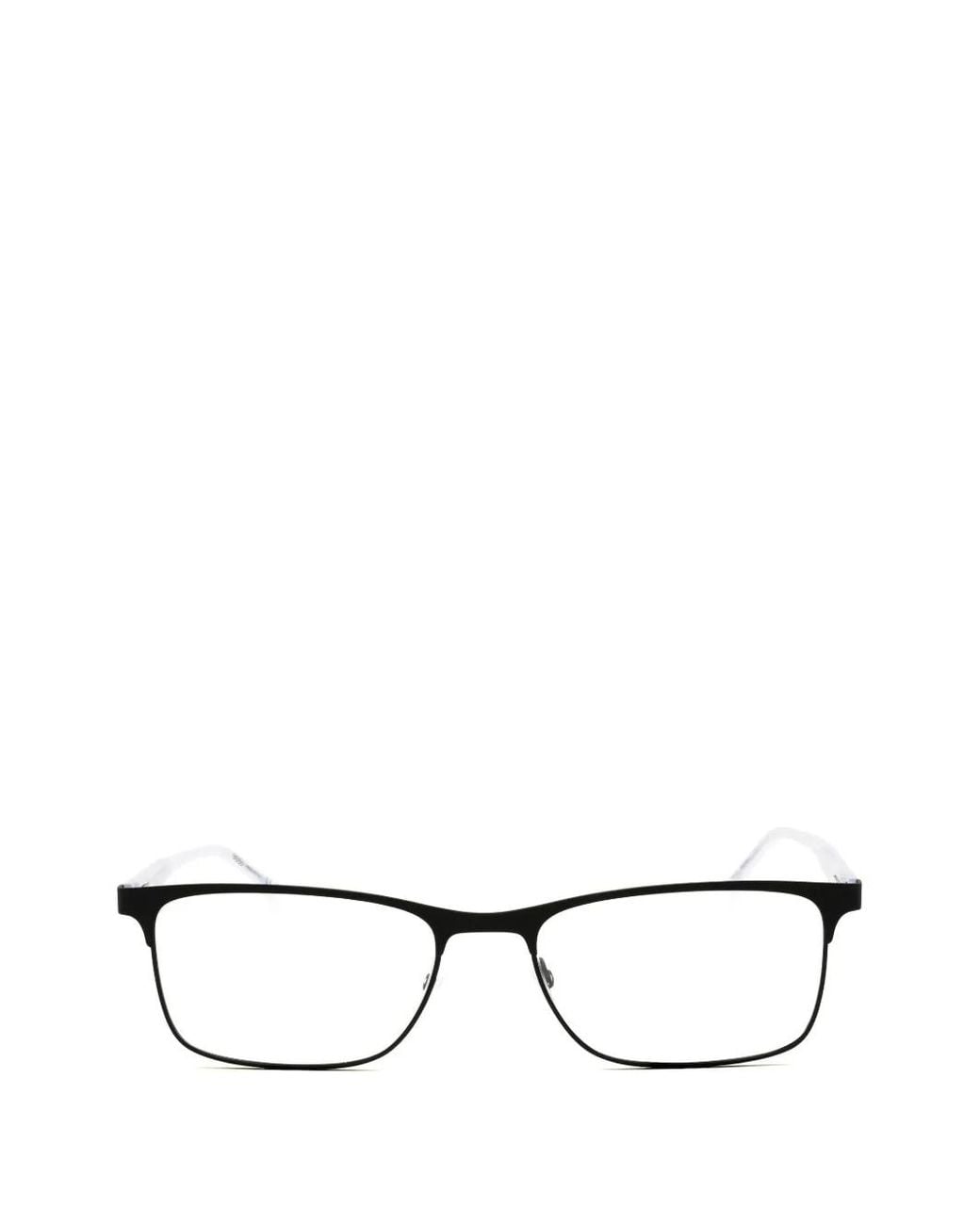 Boss Brille Mit Eckigem Gestell in White für Herren