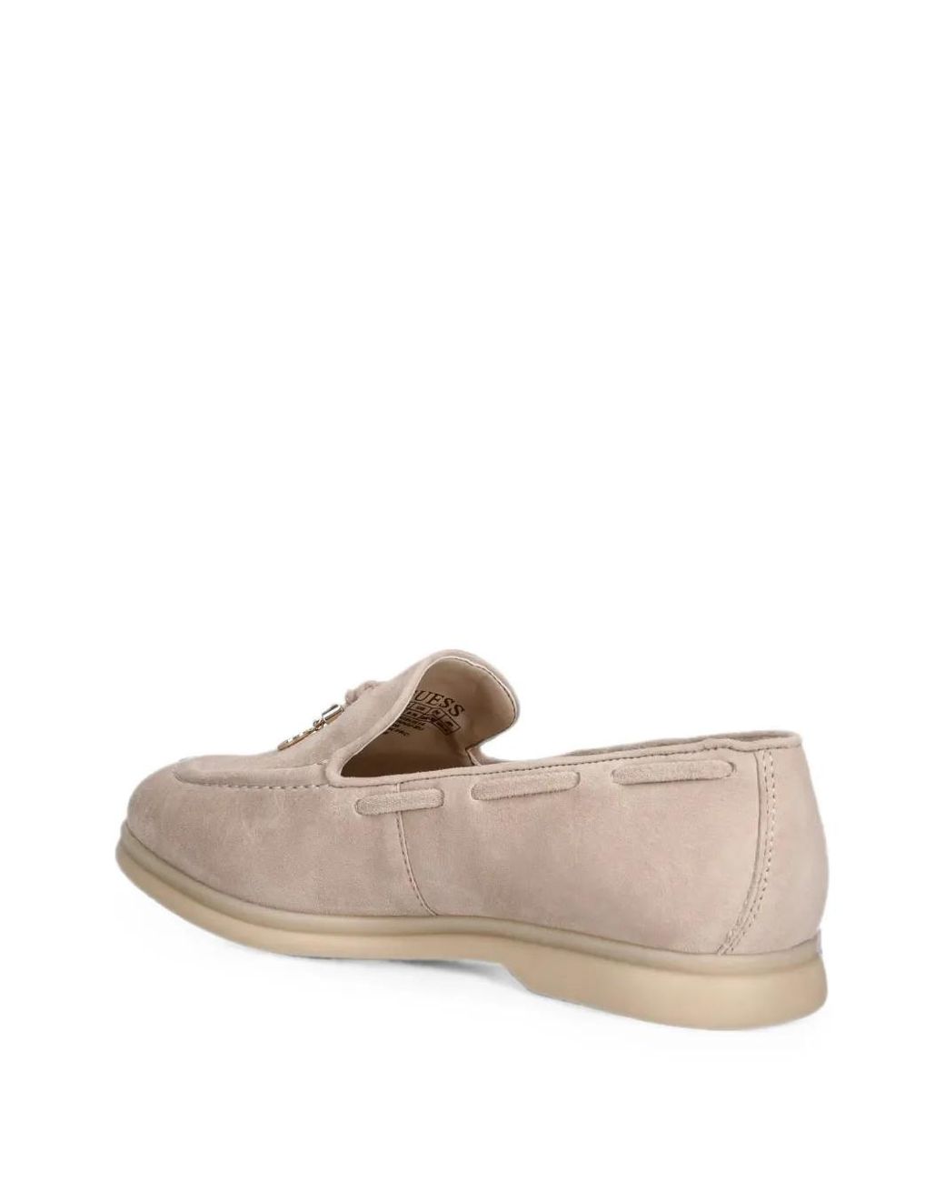 Guess Natural Aryanai Suede Loafers